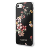 Guess Flower Shiny Collection N4 - tok iPhone SE 2020 / 8 / 7 (fekete)