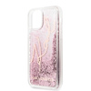 Karl Lagerfeld Signature Glitter Case - iPhone 11 tok (rózsaarany)