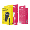 Borofone - nabíječka do auta 2x USB Lightning kabel v balení, černá