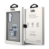 Karl Lagerfeld IML Glitter Karl & Choupette - Etui Samsung Galaxy S24+ (czarny)