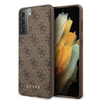 Guess 4G Metal Logo - Samsung Galaxy S21 case + (brown)