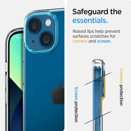 Spigen Liquid Crystal - Hülle für iPhone 13 (Transparent)