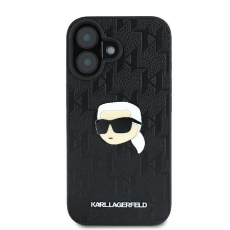 Karl Lagerfeld Monogram Karl Head Pin - Pouzdro iPhone 16 (černé)
