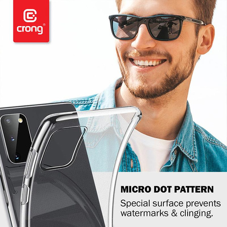 Kryt Crong Crystal Slim - pouzdro pro Xiaomi Mi 10 Lite (průhledné)