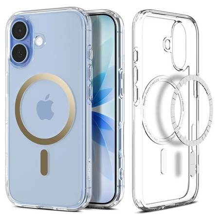 ETUI DO IPHONE 17 do MAGSAFE SPIGEN ULTRA HYBRID ORYGINALNE PRZEZROCZYSTE