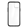 Speck Presidio Perfect-Clear with Impact Geometry - iPhone 15 Plus / 14 Plus Case with MICROBAN Coating (Clear / Black)