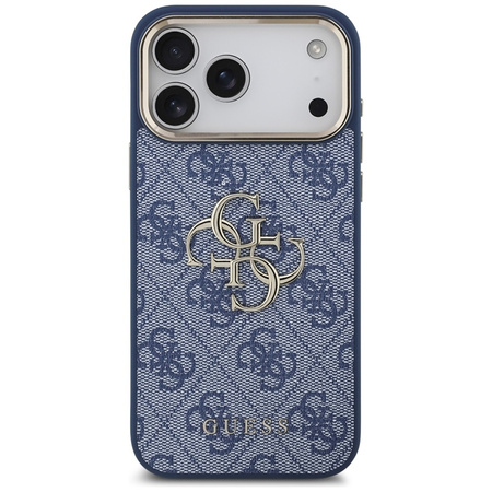 Guess 4G Big 4G Classic Logo - Case iPhone 17 Pro Max (Blau / Gold)