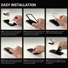 Crong Anti-Bacterial 3D Armour Glass - Verre trempé 9H pour iPhone 15 Pro + cadre d'installation