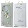 Guess Grained Big 4G Logo Small Classic Logo - pouzdro pro iPhone 16 Pro Max (zelené)