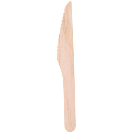 Cuisine Elegance - Wooden disposable knives 12 pcs.