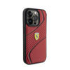 Kovové logo Ferrari Twist - pouzdro pro iPhone 15 Pro (červené)