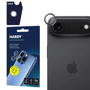 3mk HARDY Lens Protection Pro - Sklo na objektiv fotoaparátu iPhone Air (Titanium Gray)