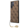 Guess 4G Charms Collection - Samsung Galaxy S22 Ultra tok (barna)