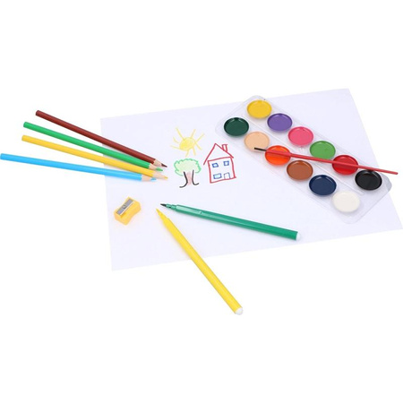Topwrite - Set de crayons, stylos et peintures 43 pcs.