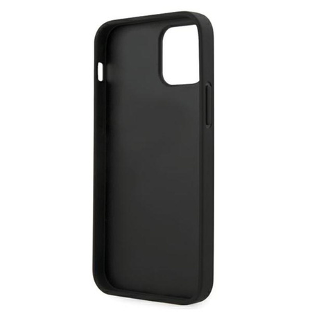 Karl Lagerfeld Saffiano tok tűvel Ikonik - iPhone 12 / iPhone 12 Pro tok (fekete)