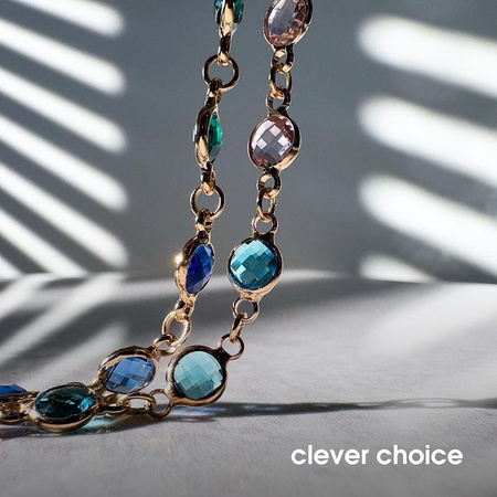 Crong Phone Charm - Řemínek na telefon (Rainbow Gems)