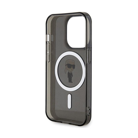 Karl Lagerfeld IML Ikonik MagSafe - iPhone 15 Pro Max Case (black)