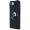 Karl Lagerfeld Silikon Karl & Choupette Heads MagSafe - Hülle für iPhone 16e (schwarz)