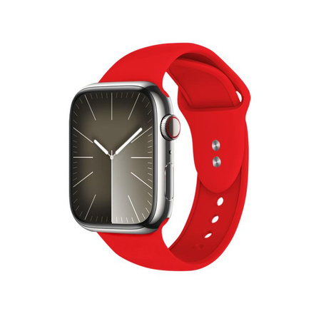 Crong Liquid - Řemínek pro Apple Watch 38/40/41/42 mm (červený)