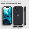 Spigen Ultra Hybrid - Hülle für iPhone 13 (mattes Frostschwarz)