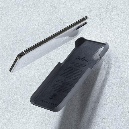 Nordic Elements Original Gefion - Fa tok iPhone Xs / X készülékhez (középszürke)