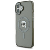 Karl Lagerfeld IML Metal Karl Head MagSafe - pouzdro pro iPhone 16 Plus (černé)