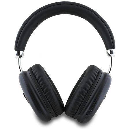 Guess Metallic Triangle Logo - Casque intra-auriculaire sans fil Bluetooth V5.3 (noir)