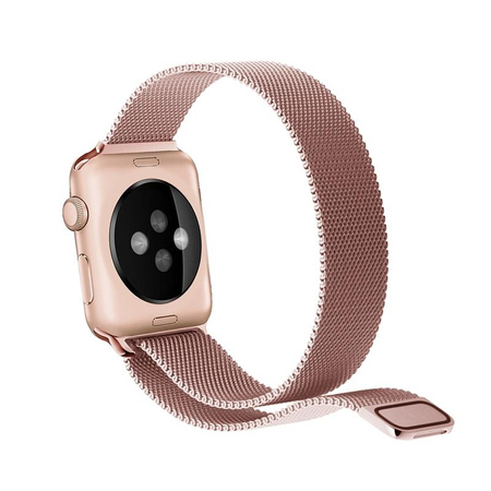 Puro Milanese Magnetic Band - Stainless Steel Strap for Apple Watch 38/40/41 mm (rose gold)