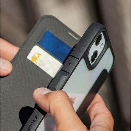 X-Doria Raptic Urban Folio - tok flip cover iPhone 14 Pro (fekete)