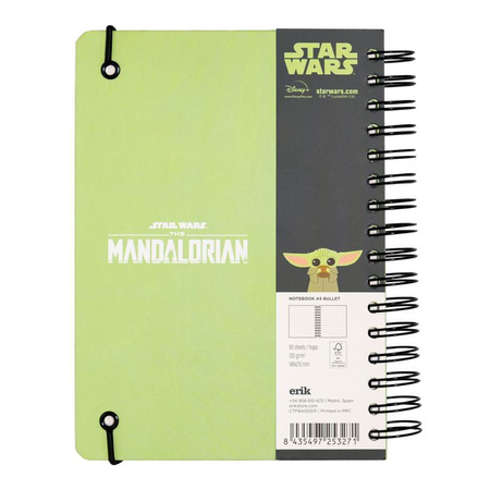 Star Wars - Jegyzettömb / jegyzetfüzet A5 Baby Yoda
