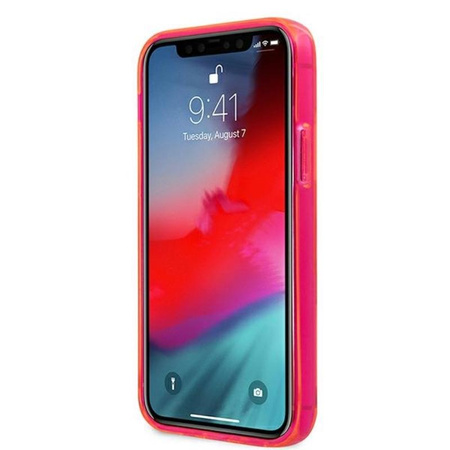 Karl Lagerfeld Choupette Head - pouzdro pro iPhone 12 / iPhone 12 Pro (fluo růžová)
