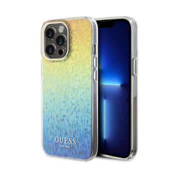 Guess IML Faceted Mirror Disco Iridescent - Schutzhülle für iPhone 15 Pro Max (Iridescent)