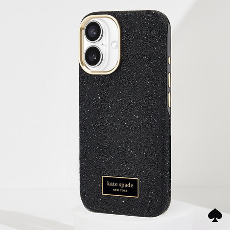 Kate Spade New York Crystal Pave MagSafe - pouzdro pro iPhone 16 (Nightfall)