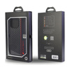 Audi Carbon Fiber Stripe - Coque pour iPhone 14 Pro Max (Noir)