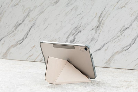 Moshi VersaCover - iPad mini 6 (2021) origami case with Apple Pencil charging (Savanna Beige)