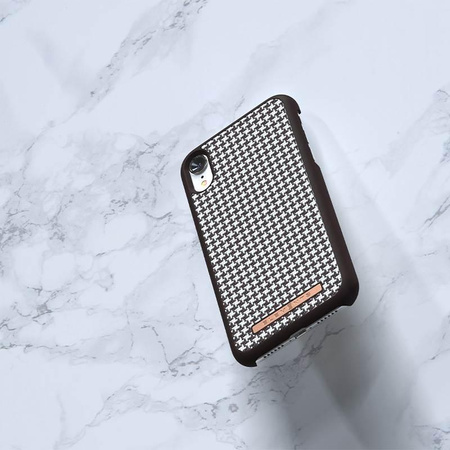 Nordic Elements Saeson Idun - Anyag tok iPhone XR készülékhez (sötétbarna minta 2)