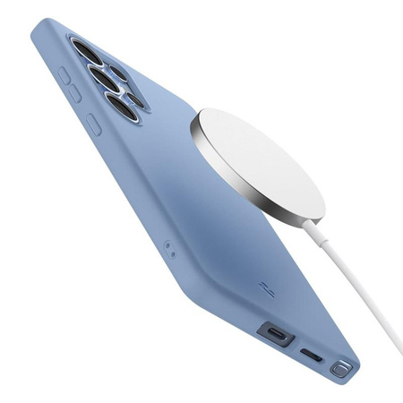 Spigen Silicone Fit Mag MagSafe - Case for Samsung Galaxy S25 Ultra (Sapphire Blue)