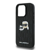 Karl Lagerfeld Monogram Karl & Choupette Head Pin - Pouzdro iPhone 16 Pro Max (černé)