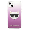 Karl Lagerfeld Choupette Head - iPhone 13 tok (rózsaszín)