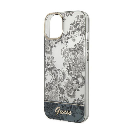 Guess Porcelain Collection - Coque iPhone 14 (gris)