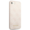 Guess 4G Metal Gold Logo - pouzdro pro iPhone SE 2022 / SE 2020 / 8 / 7 (růžové)
