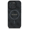 Guess 4G Ring Classic Logo MagSafe – Hülle für iPhone 16 Pro Max (schwarz)