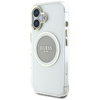 Guess IML Metal Colored Circle Classic Logo MagSafe - Case for iPhone 16 (gray)