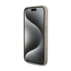 Guess 4G Triangle Metal Logo - pouzdro pro iPhone 15 Pro Max (bílé)