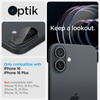 Spigen Optik GLAS.TR Camera Protector 2-Pack - Linsenschutz für iPhone 16 / 16 Plus (2 Stk.) (Schwarz)
