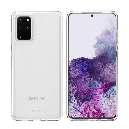 Crong Crystal Shield Cover - Samsung Galaxy S20+ tok (átlátszó)
