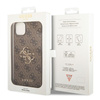 Guess 4G Big Metal Logo - Coque iPhone 14 (marron)