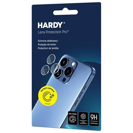 3mk HARDY Lens Protection Pro - Camera Lens Glass for iPhone 17 Pro / iPhone 17 Pro Max (Silver)