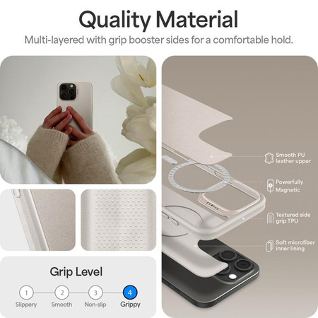 Spigen Cyrill Kajuk Classic Charm Mag MagSafe - Case for iPhone 16 Pro Max (Cream)