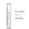 Speck Presidio Perfect-Clear + MagSafe - Étui pour iPhone 13 Mini avec revêtement MICROBAN (transparent)